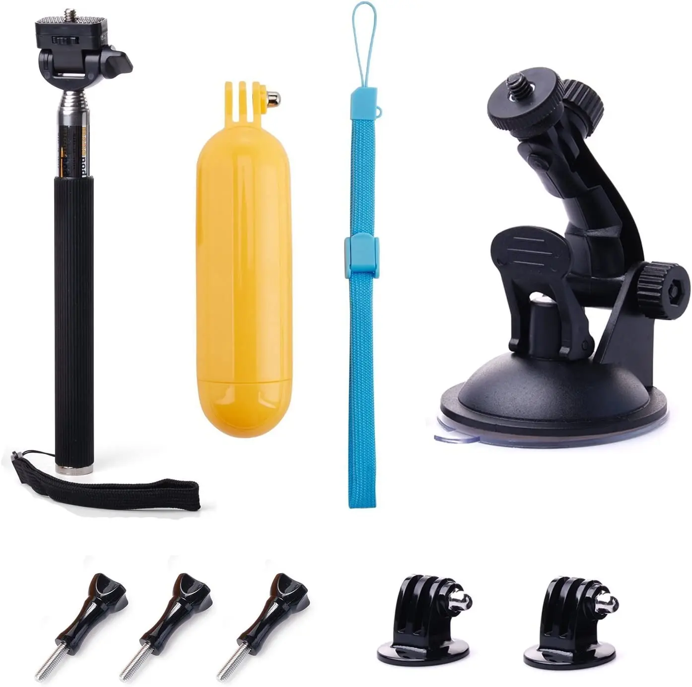 for Go Pro Accessories Yellow Floating Grip Monopod Handle Tripod For Gopro Hero 10 9 8 7 6 5 4+3 for Xiaomi for Yi 4k for eken images - 6