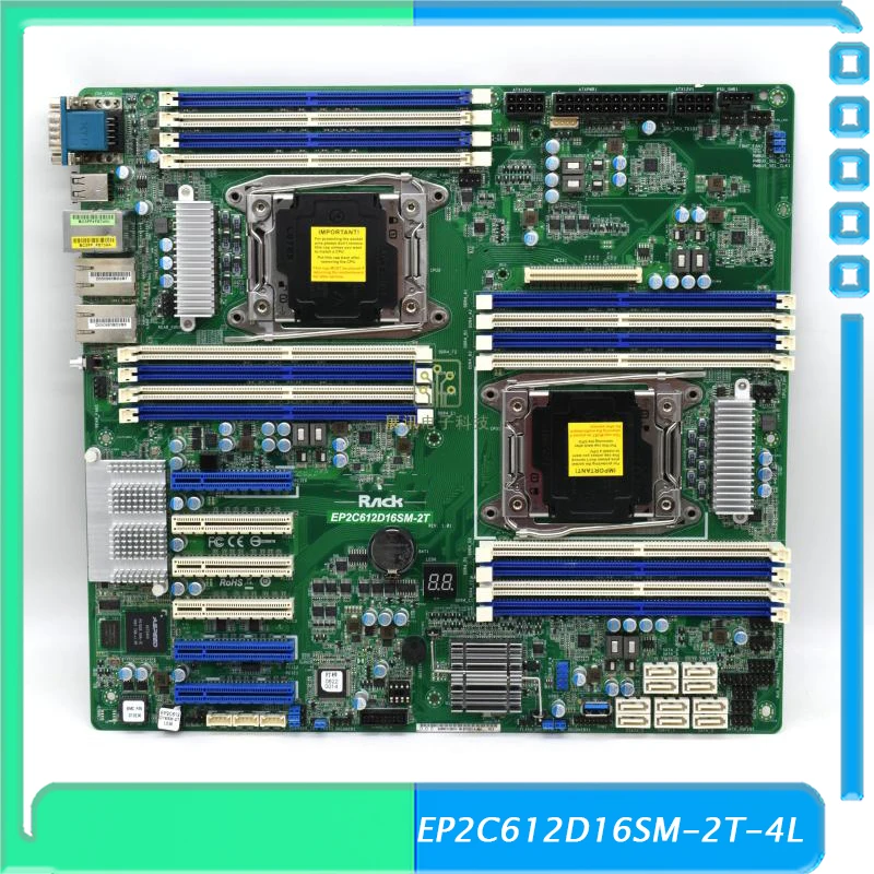 Server Motherboard For AsRock EP2C612D16SM-2T-4L X99 2011-3 High Quality Server Motherboard For AsRock EP2C612D16SM-2T-4L X99 2011-3 High Quality