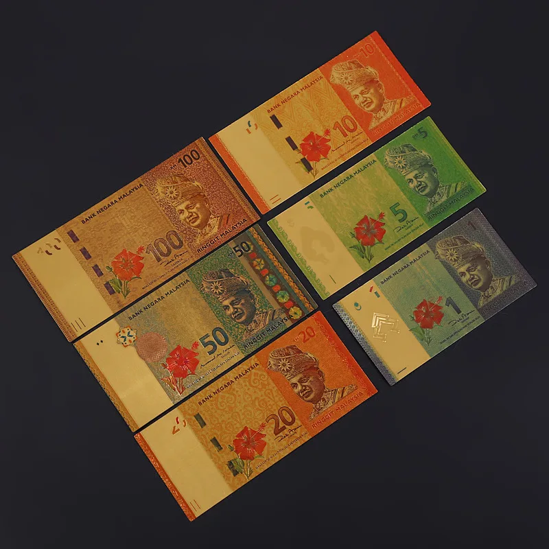 

Золотая фольга для банкнот KDLXG 6 шт.