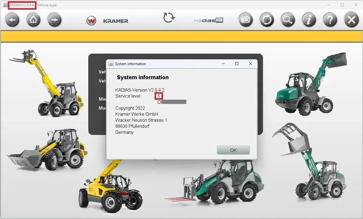AutoEPC Kramer KADIAS V 2.0.5.0 (2026) Уровень обновления + Донгл + Бессрочная лицензия (art.: 3920db66ce692) - 3920db66ce692