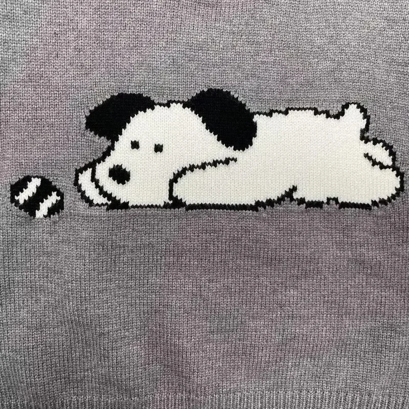 Корейский вязаный свитер для маленьких мальчиков и девочек зима 2024 милая