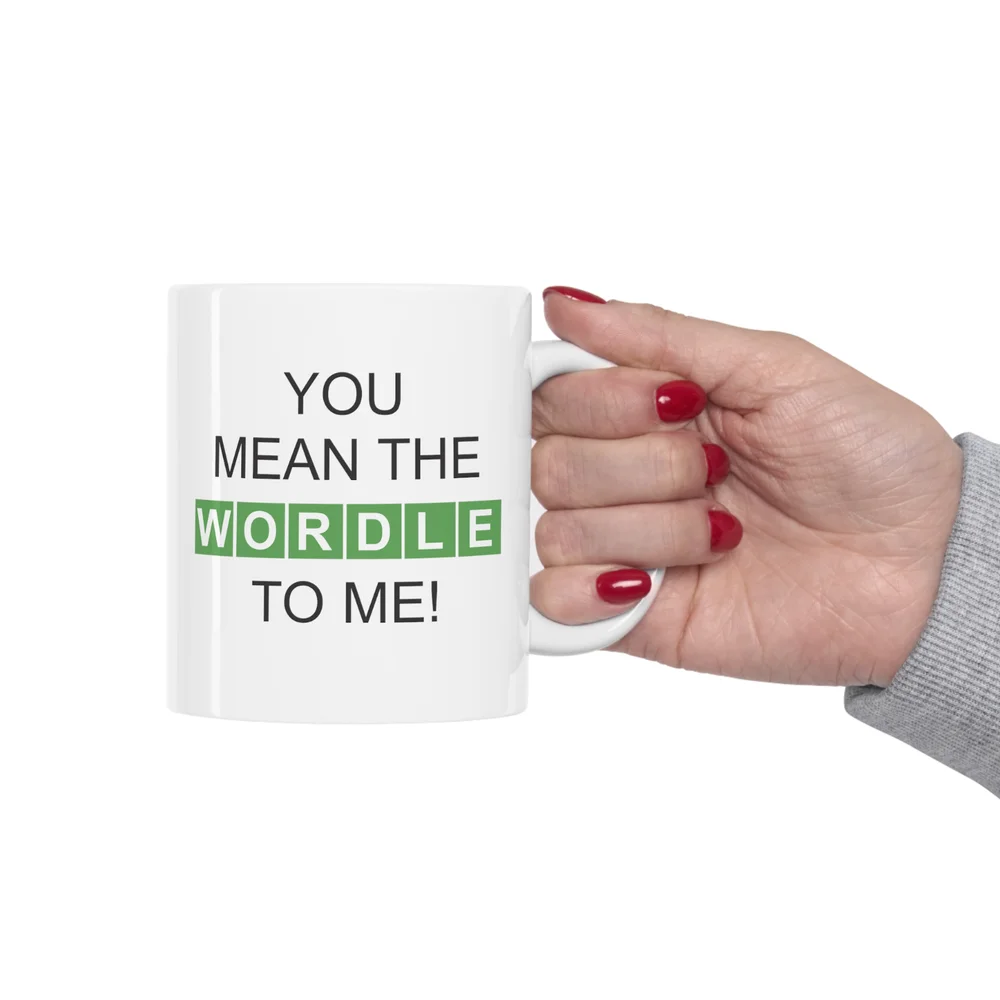 

Wordle Mug Gift Cups For Wordle Fans Wordle Game Mug For Men Women Wordle Addict