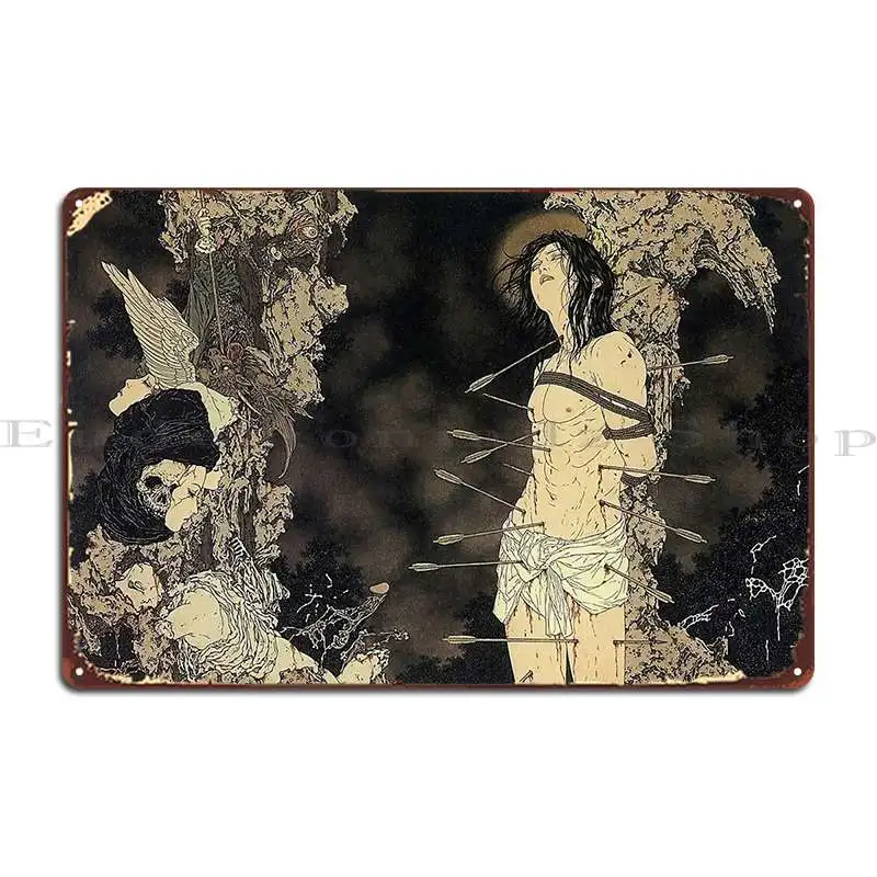 Металлический знак Takato Yamamoto клубный моноблок для кинотеатра на заказ жестяной