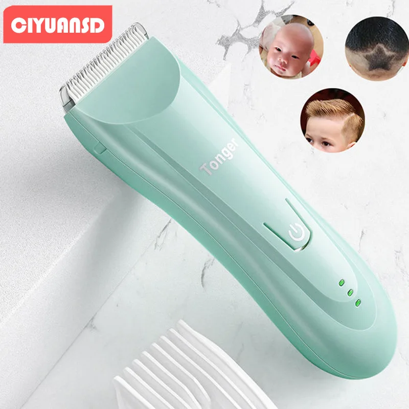 Baby hair clipper silent waterproof hair clipper electric clipper rechargeable baby hair shaving device