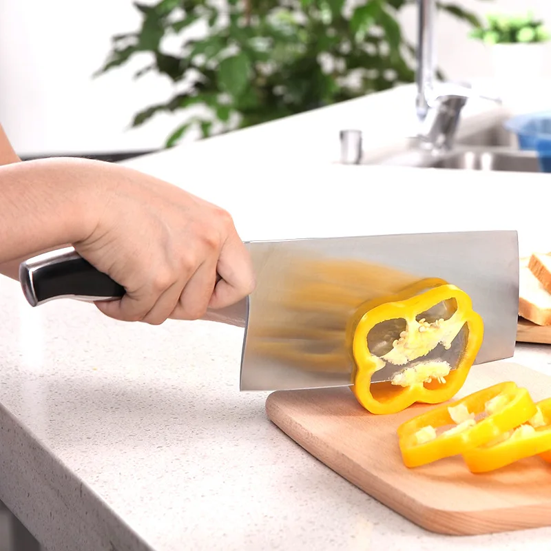 SHIBAZI Острый кухонный нож из нержавеющей стали Нож для измельчения мяса с