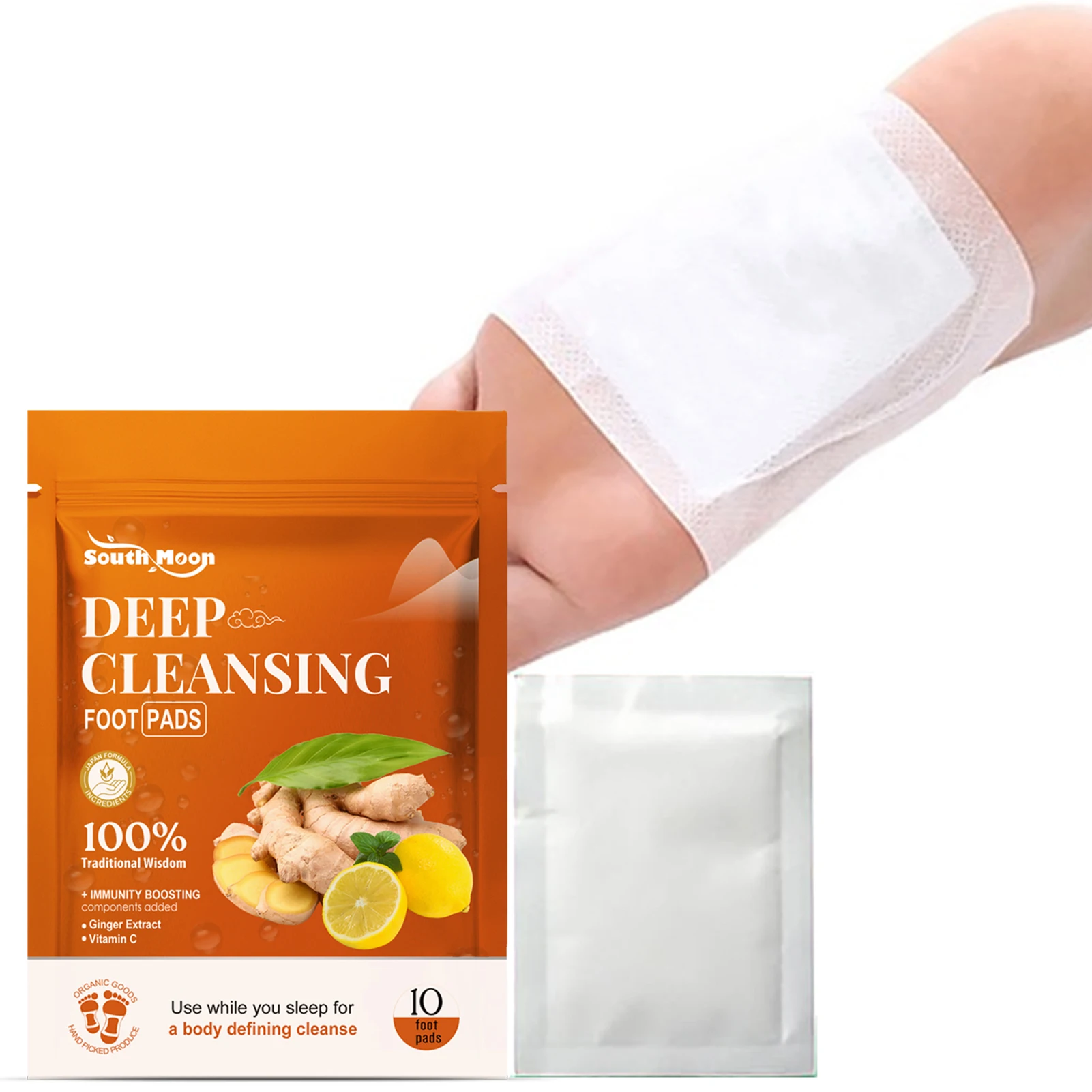 

Foot Pads Deep Cleansing Foot Pad Natural Ginger Foot Pad For Better Sleep Foot Care