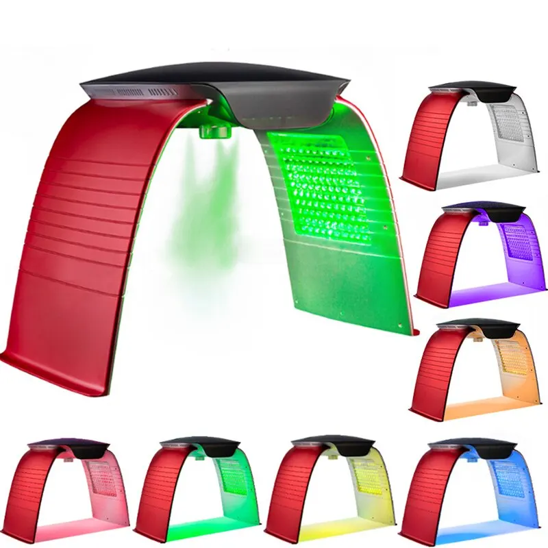 

Портативный уход за кожей 2022, складная домашняя маска для лица против целлюмиза, pdt аппарат, Антивозрастные цвета, светодиодные огни, терапи...