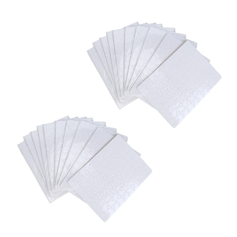 

Sublimation Blank Puzzle 20Pcs/Lot DIY Craft A5 Jigsaw Puzzle for Sublimation Ink Transfer