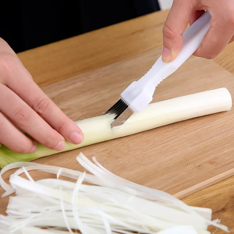 

Kitchen Onion Slicer Shredder Garlic Crusher Cutter Knife Pepper Graters Chilli Vegetable Chopper Scallion Cutting Shred Tools