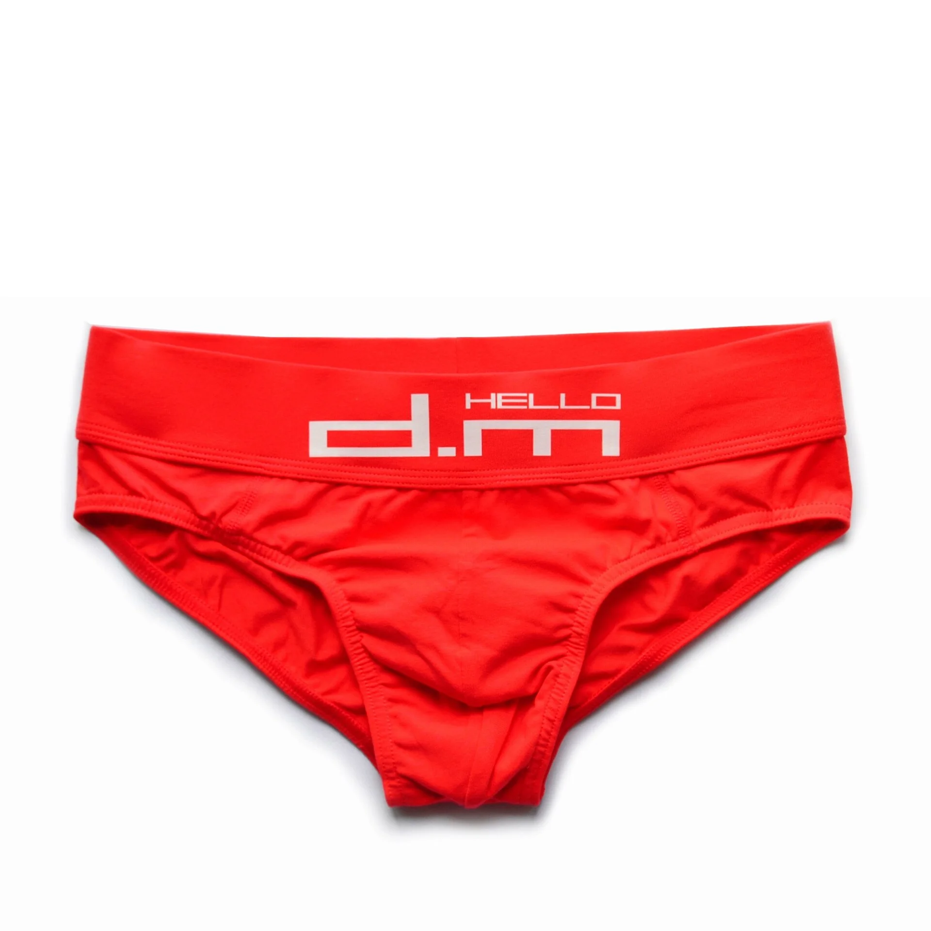 Cotton Men's Wide Waist Underwear Fashion Letter Low Waist Sexy Youth Sports Gay Fitness Shorts