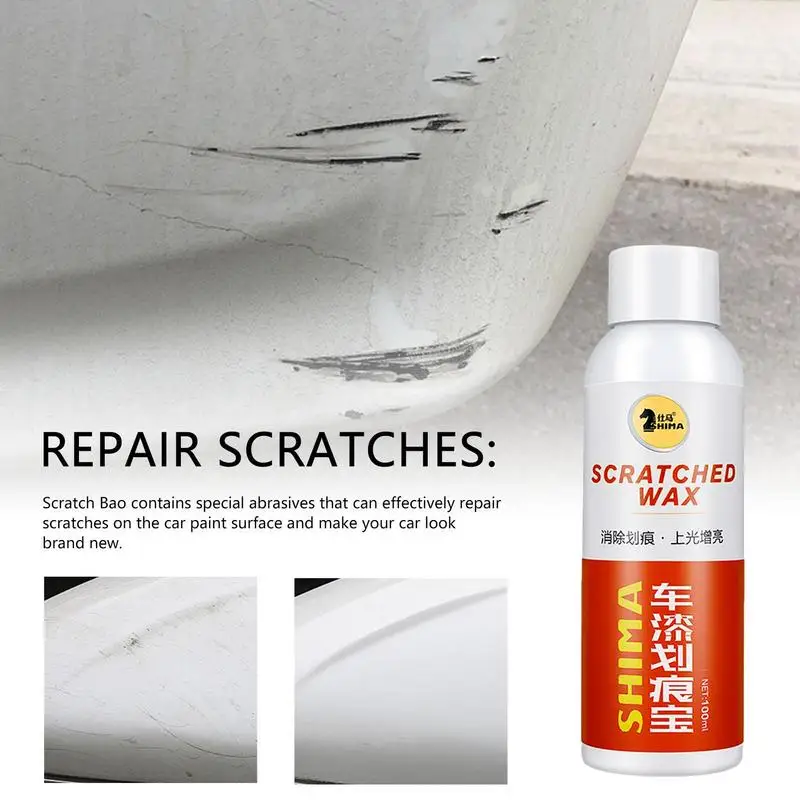 

Car Scratch Remover Automotive Body Paint Care Anti Scratches Paste Auto Polishing And Repairing Fluid Vehicle Anti Scratch Care