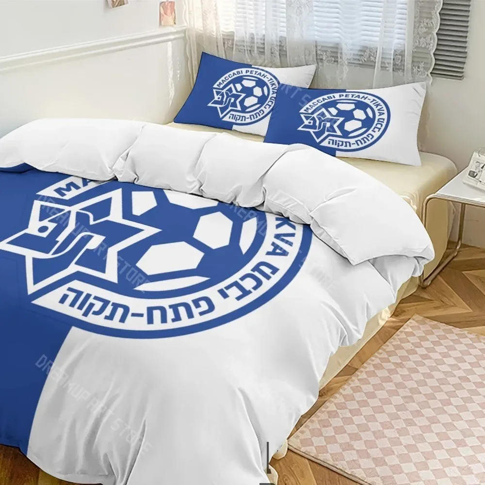 Фото Комплект постельного белья 3D Print Maccabi Petah Tikva 2026: пододеяльник, наволочки, для кроватей Twin, Queen, King, Full Size. Домашний текстиль для мальчиков, девочек и взрослых. №3