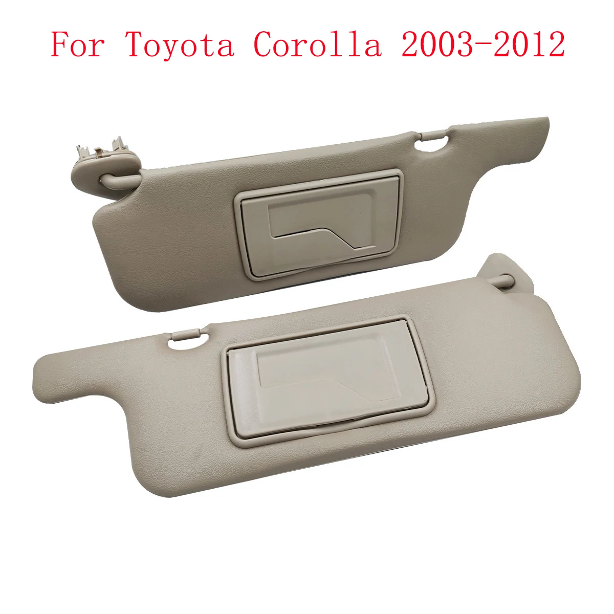 

Toyota Corolla 2003-2012 Зеркало для макияжа Солнцезащитная доска Внутренняя передняя лобовое стекло Солнцезащитный козырек 2-х предметный автомобильный солнцезащитный козырек
