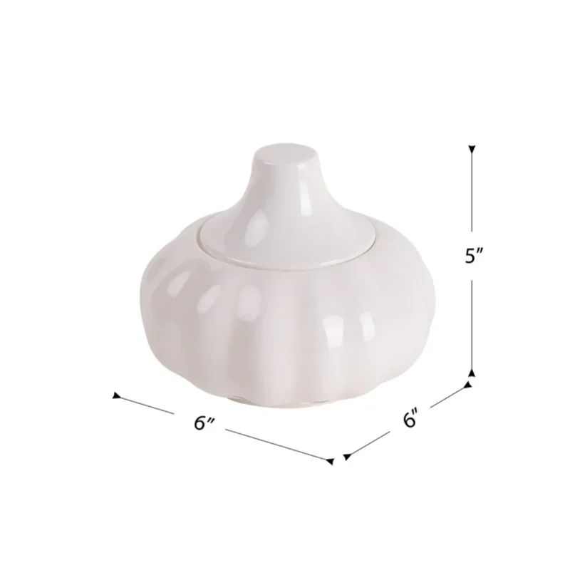 Скандинавская Креативная Керамическая Банка Для Хранения С Крышкой Чеснока