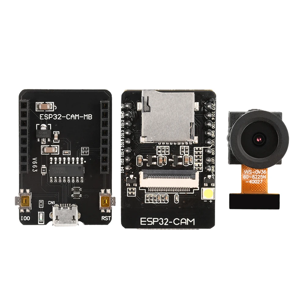 ESP32-CAM ESP32-CAM-MB MICRO USB ESP32 Последовательный к WiFi CAM макетная плата CH340 CH340G 5V Bluetooth OV3660