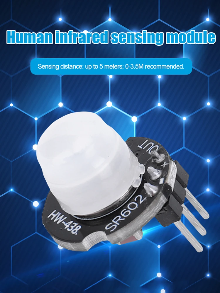 Мини-модуль детектора движения SR602 с объективом для Arduino обнаружение
