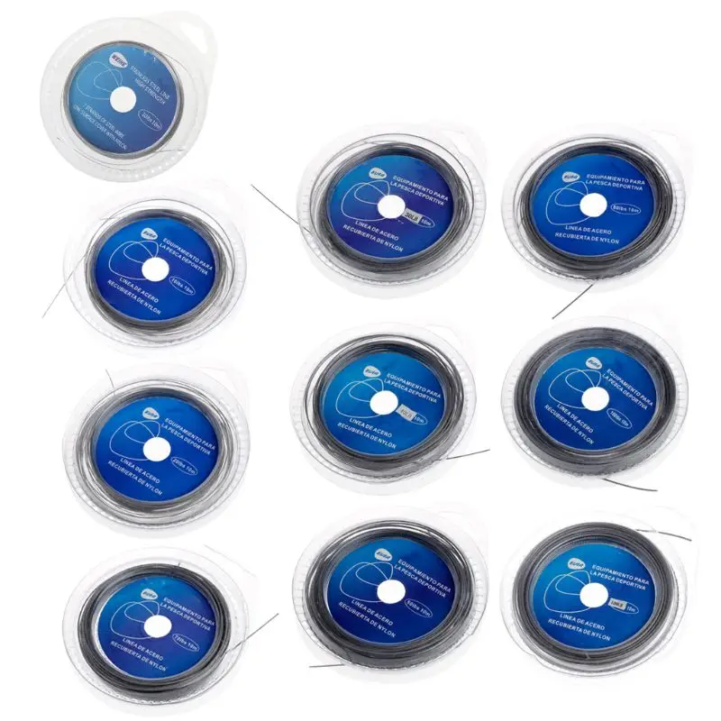 YD61 приманки из нержавеющей стали аксессуары для лески 10 м 7 нитей