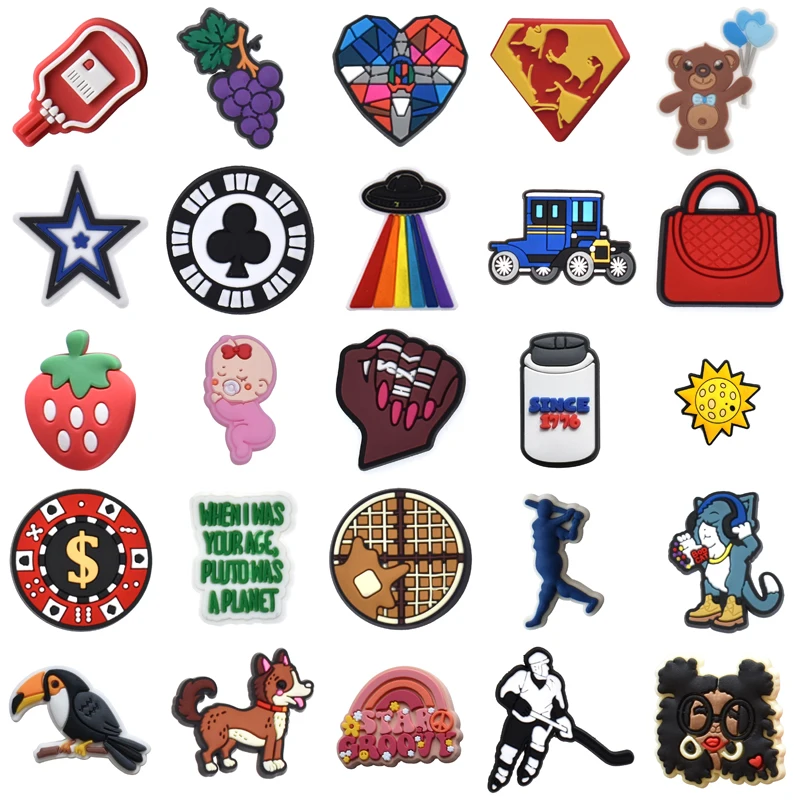 

Set Jeans Gifts Shoes Accessories Men Packs Women Charm Kids Decorations for Crocs Girl Boy Para Pins Wholesale Bulk Shoe Charms