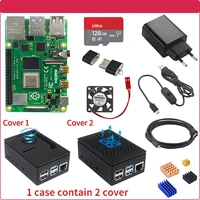 2022 raspberry pi 4 8gb 4gb 2gb kit power adapter abs case 32g 64g 128g card reader heat sink for raspberry pi 4