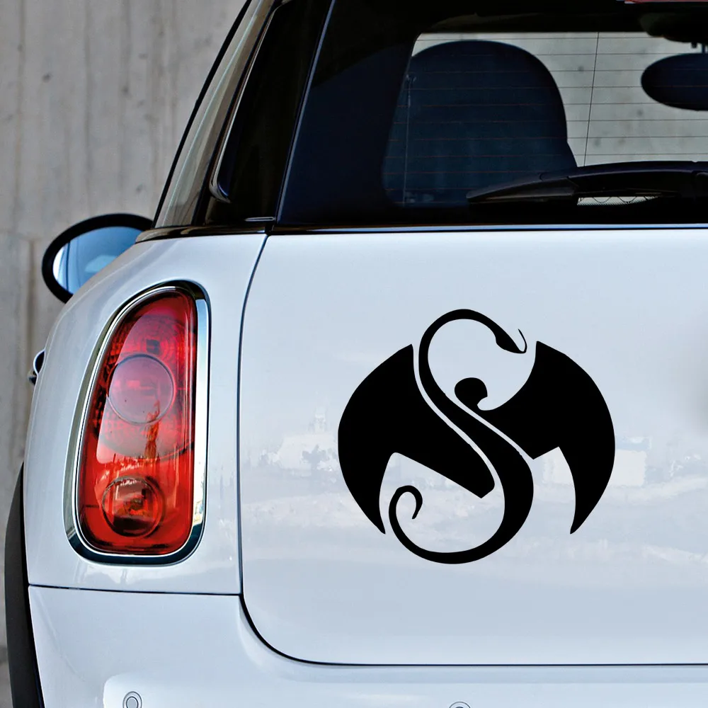 Наклейки на окна автомобиля виниловые водонепроницаемые наклейки Змея |