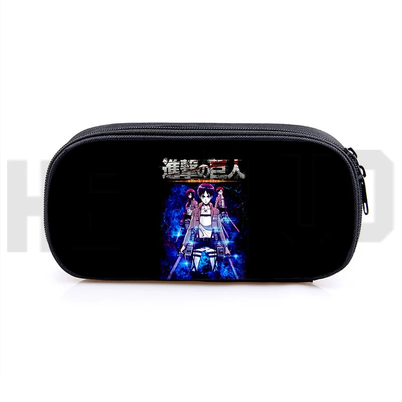 

Large Capacity 3D Attack on Titan Season 4 Pencil Case Kawaii Pens Case Anime Harajuku Student School Supplies Cosmetic Cases
