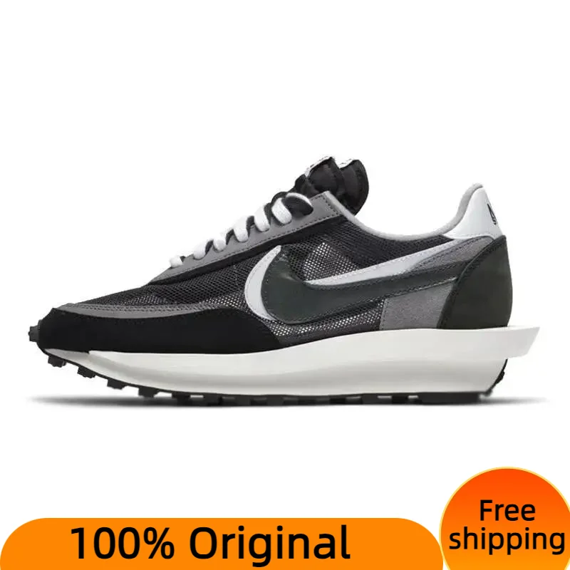 Черные кроссовки Nike LD Waffle Sacai