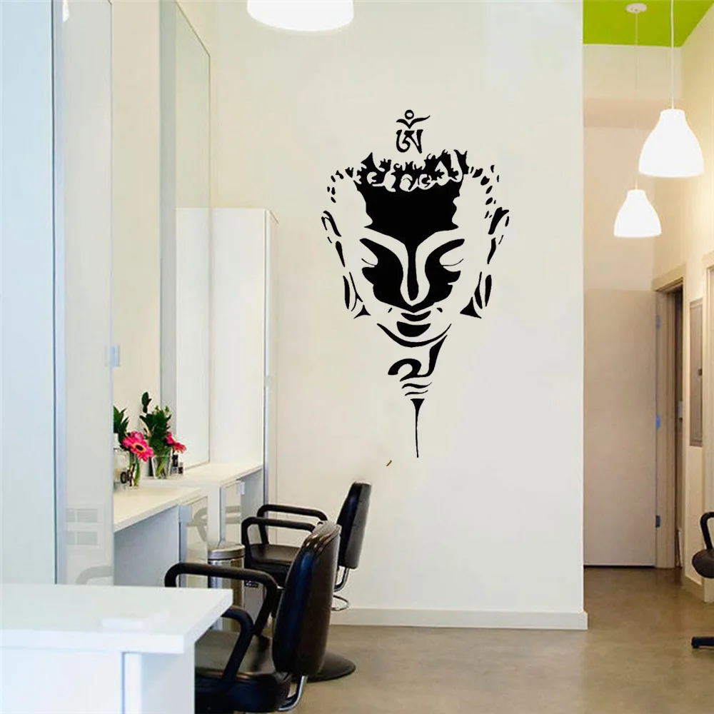 Настенные Переводные картинки в виде головы Будды Восточная и буддистская