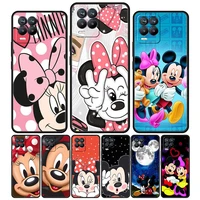 case cover for realme 8 pro 6 7 9 8i 9i c3 c11 c15 c21 c21y c25y gt xt neo2 neo3 c35 protection kissing disney minnie mouse