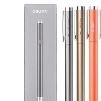 rotary metal gel pen office signature pen business water pen students with carbon pen