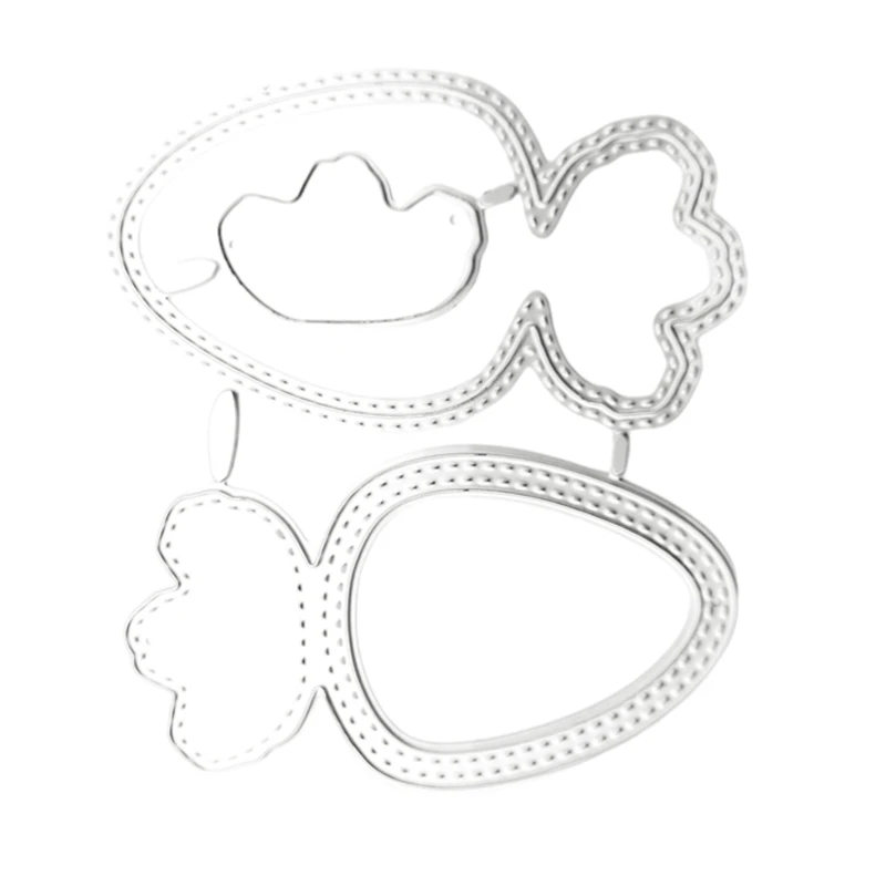 Пасхальные металлические Вырубные штампы в виде моркови |