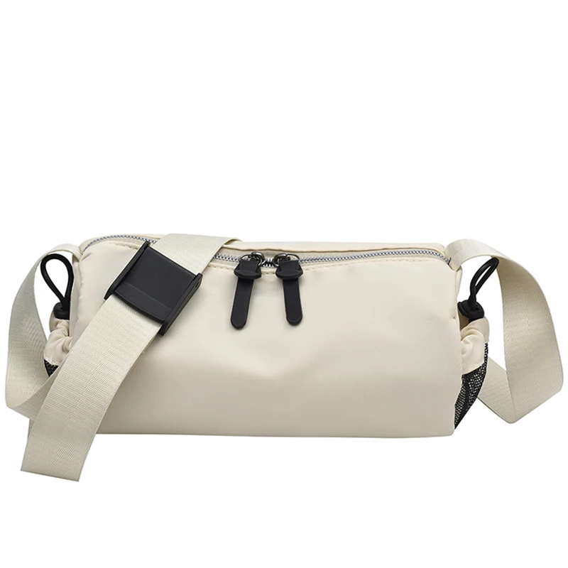 Nylon casual Shoulder Side Bags for Women 2023 New In Vintage Large Capacity travel Solid pu Leather Crossbody Bag Handbags