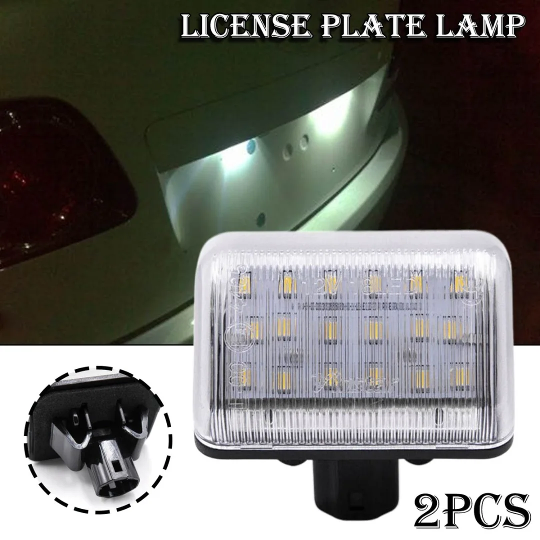 2 шт. 18-SMD светодиодные огни для номерного знака без ошибок 6000K-6500K ксеноновая белая Автомобильная сигнальная лампа для Mazda 6 цветов дневного света MazdaSpeed6