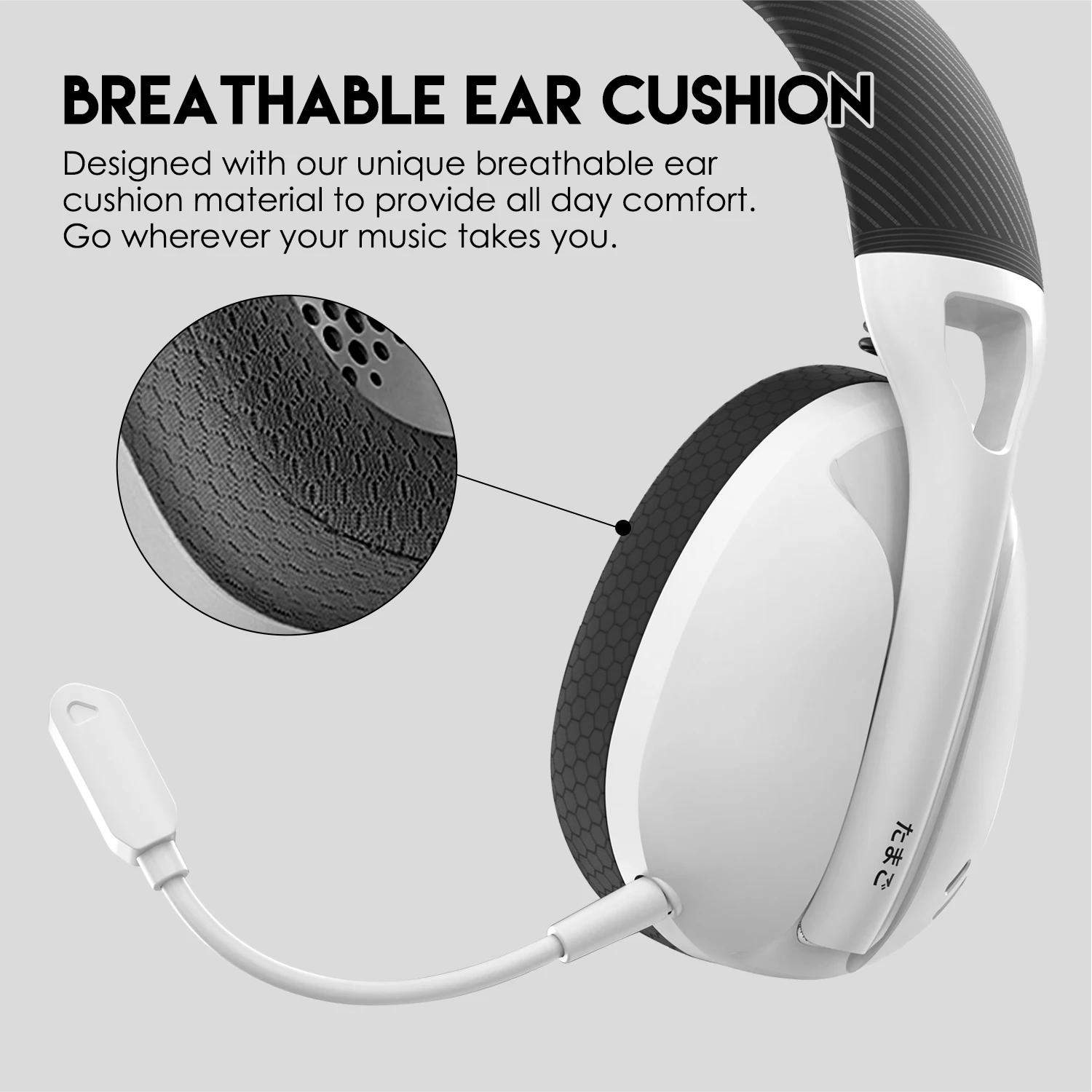 Игровые наушники FANTECH WHG01 TAMAGO 2,4 ГГц BT5.2 и 7,1 объемная ...