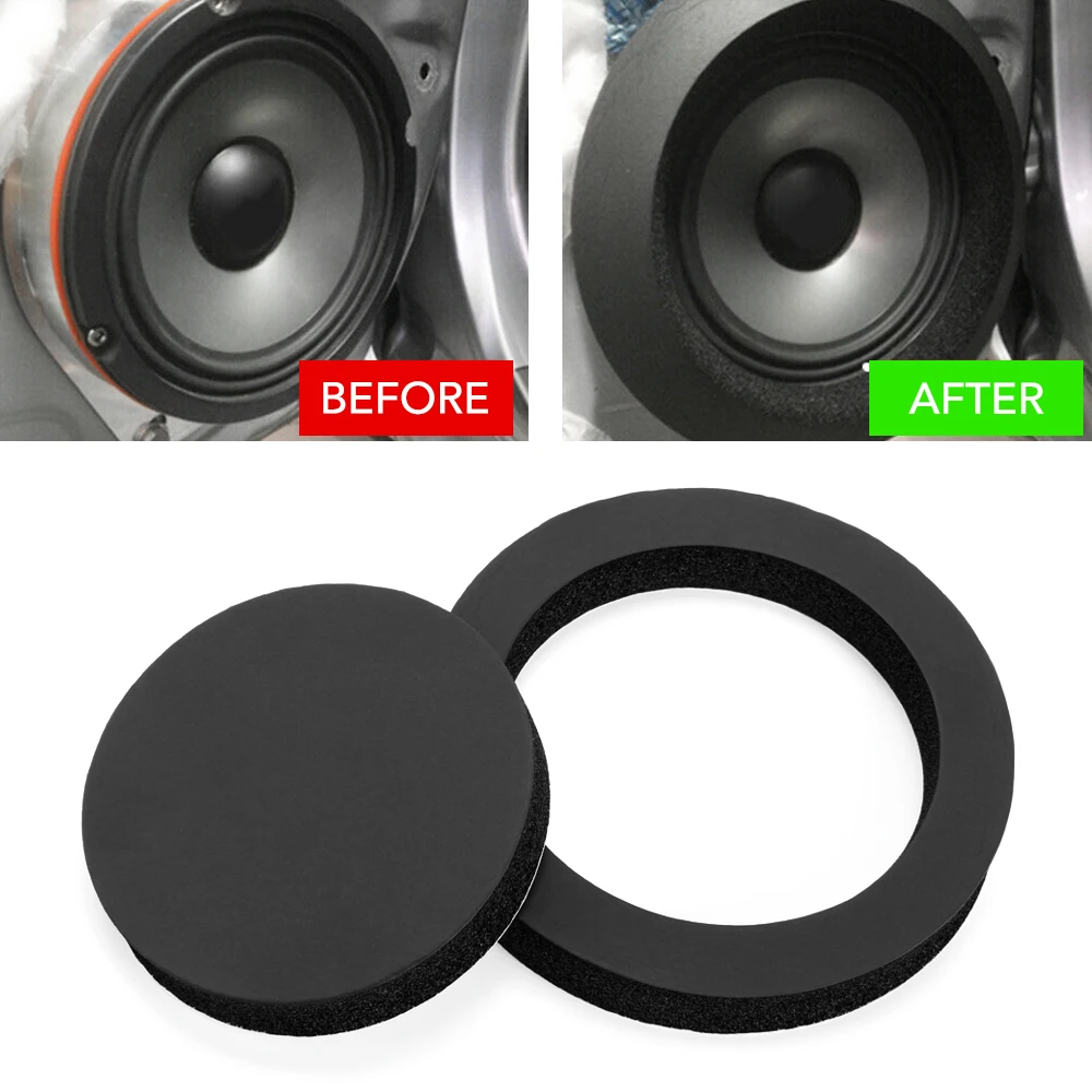 Автомобильный Динамик кольцо звукоизоляция хлопок аксессуары для Kia Sportage Rio 3 4 Ceed