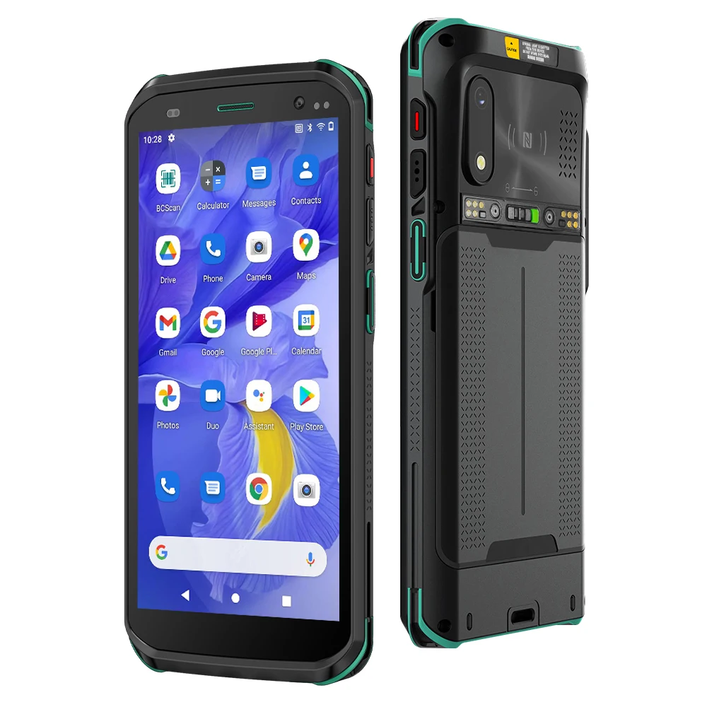 2022 6 inch 4G Android 11 Qual comm IP68 1D 2D Barcode Zebra  GMS 64G Handheld Rugged PDAs Warehouse Mobile Data Terminal