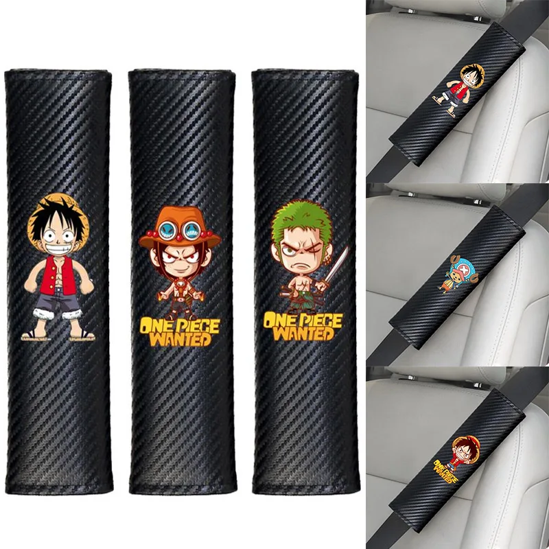Рельефный чехол для автомобильного ремня безопасности с эффектом Луффи