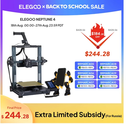 ELEGOO NEPTUNE 4 FDM 3D принтер