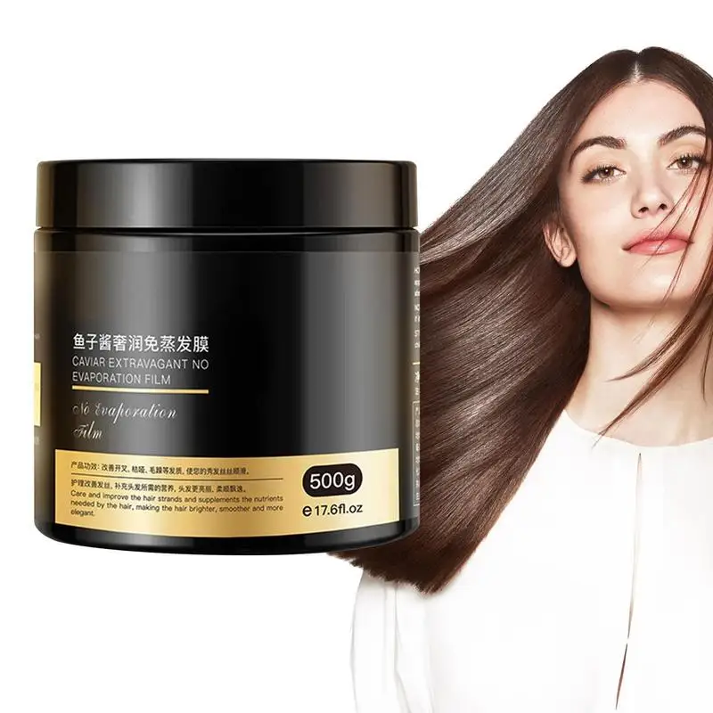 

Deep Conditioning Hair Masque Caviar Hydrating Hair Deep Conditioner 500g Smoothen Split Ends Hair Care Lotion For Damaged Hair