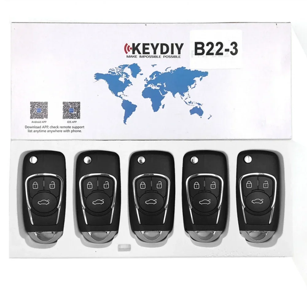 10 шт. Keydiy KD B22 многофункциональный универсальный дистанционный ключ 3 4 кнопки дистанционный смарт-ключ для KD900 KD-x2 KD мини-программатор ключей (art.: 3920c3fee4499) - 3920c3fee4499