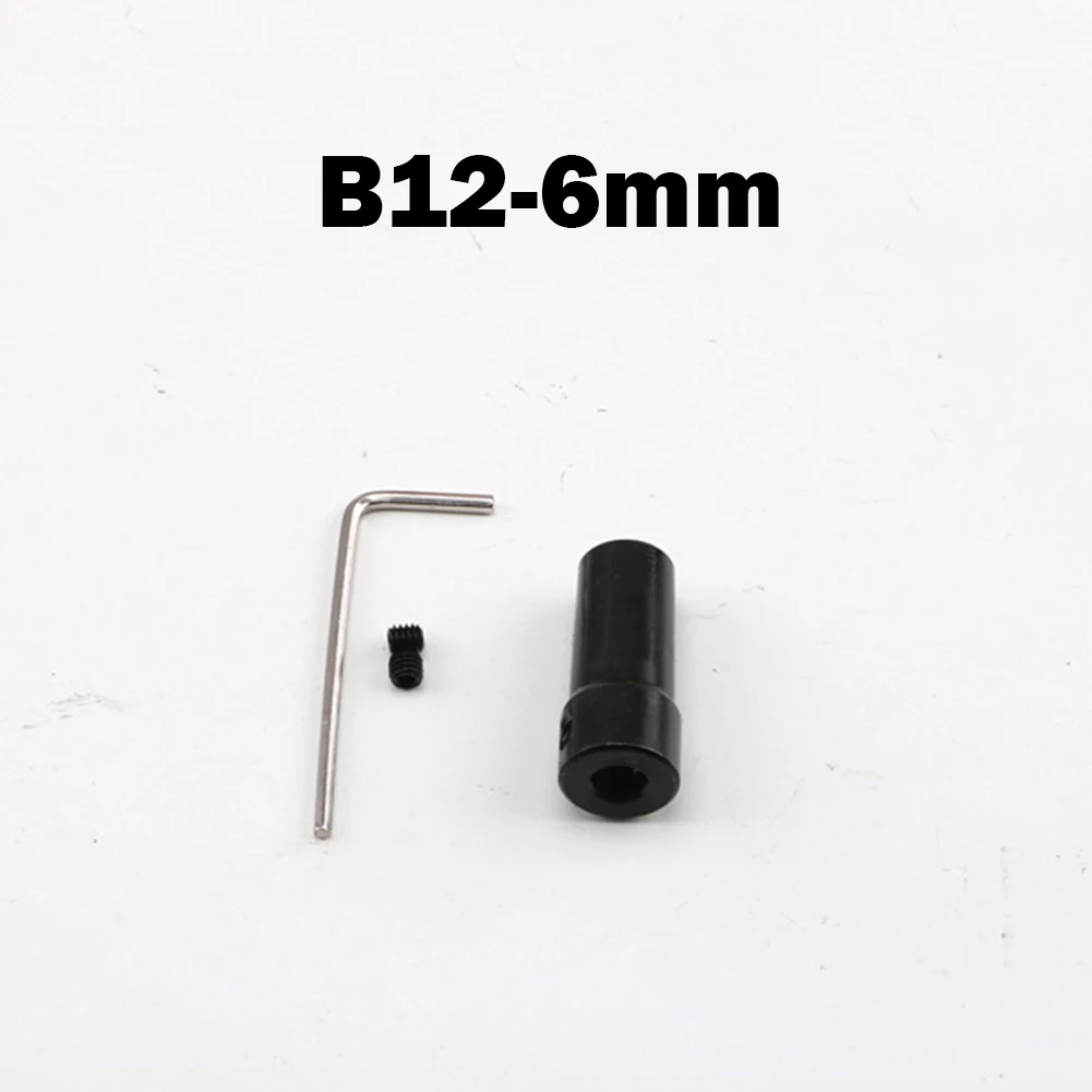 

B12 Drill Chuck Connecting Rod Sleeve Steel Taper Coupling Electric Drill Accessories 5/6/7/8/10/12mm Motor Shaft Adapter
