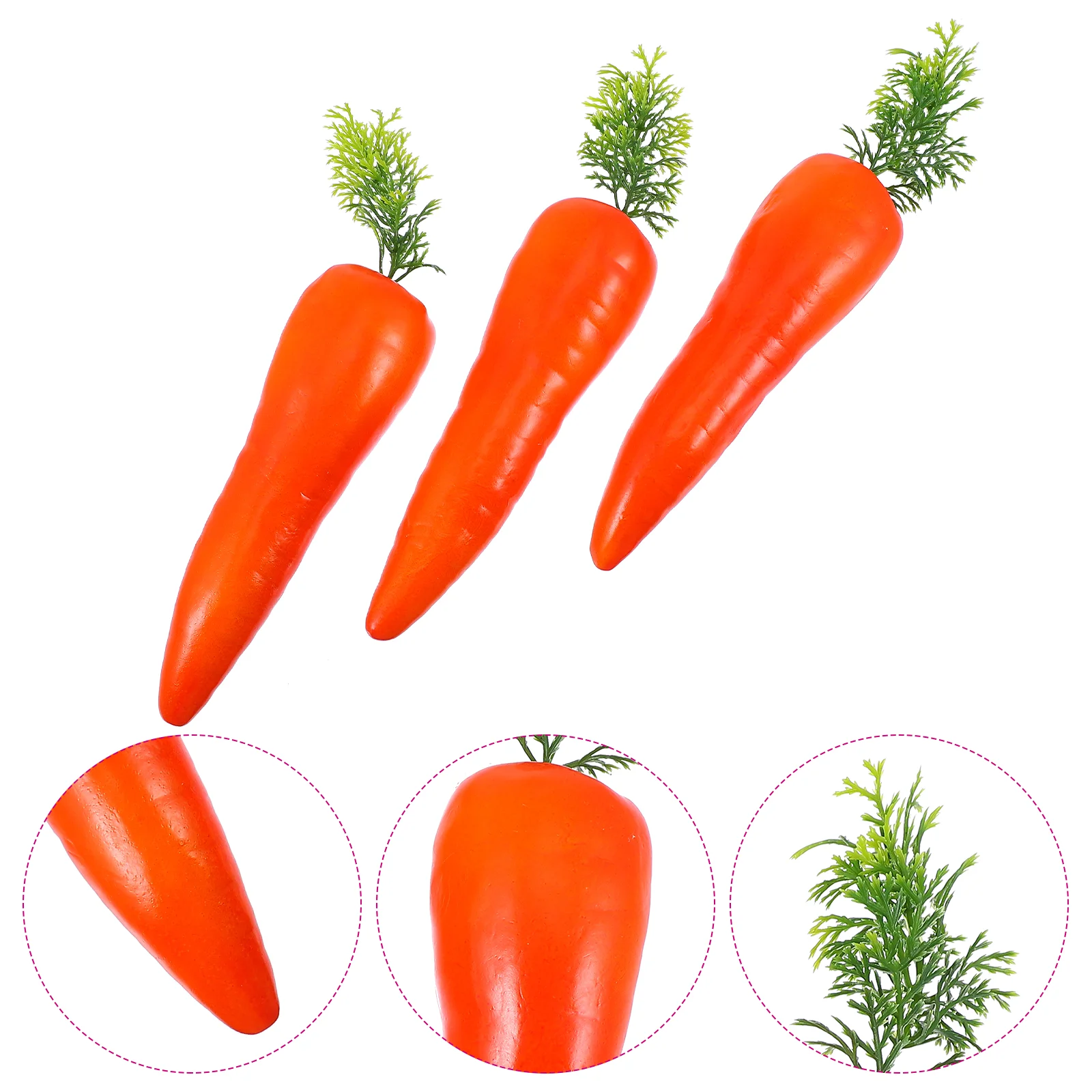 

Easter Carrots Artificial Vegetables Decorations Carrot Egg Decorationhome Kitchen Simulationornament Model Fake Toy Decor