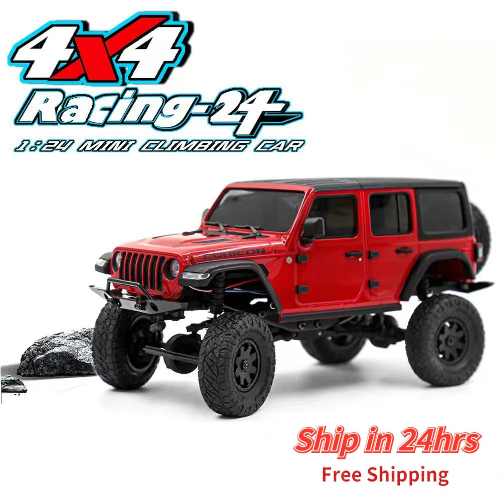 

1:24 MINI-Z RC Car 2.4G 4WD Racing-24 4x4 Remote Control Vehicle 5km/h Crawler Climbing Car Electric Off-road Toys Gift for Kids