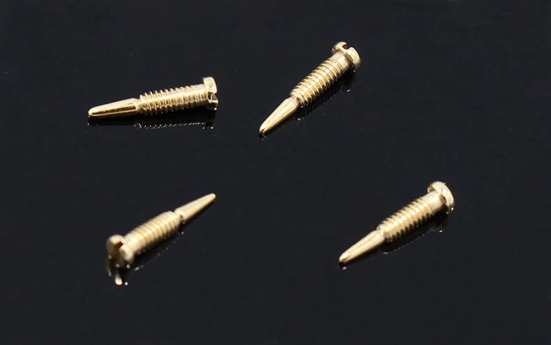 10000pcs Gold Color Optical Sunglsses Eyeglasses Glasses Spring Hinge Screw Pointed End Self Aligning Screws 