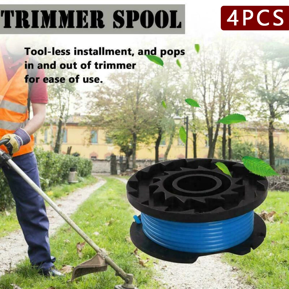 4 катушки лески триммера 0 065 дюйма для GreenWorks 29252 замена 21222A 21602 21062 21132 21242 21282 21302 21332