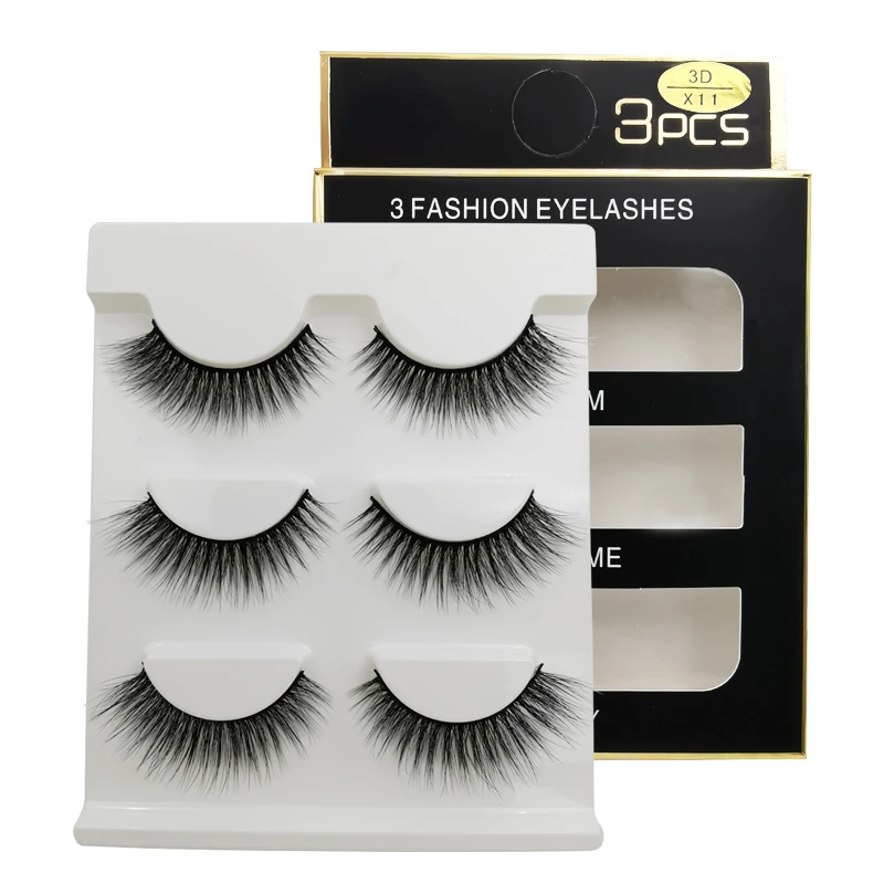 

NEW2023 pairs 20 styles 3D Faux Mink Hair Soft False Eyelashes Fluffy Wispy Thick Lashes Handmade Soft Eye Makeup Extension Tool