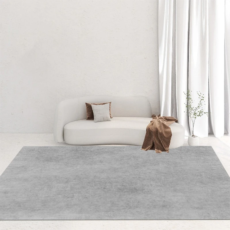

Modern Nordic Solid Color Simple Carpet Living Room Sofa Bedroom Home Large Area Rug Japanese Decorative Floor Mat Customization
