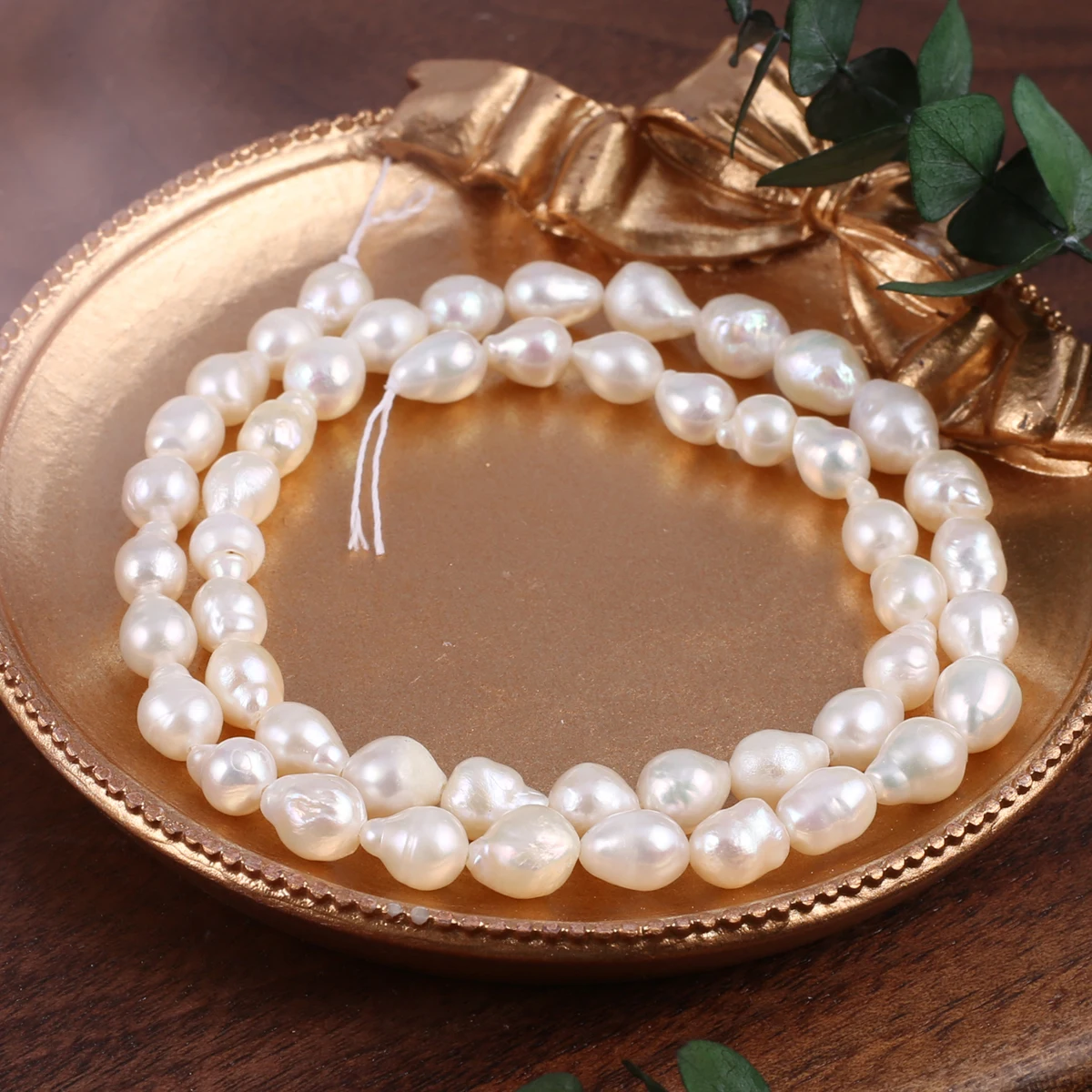 Natural Freshwater Baroque Pearls Irregular Droplet Shapes Loose Beaded Jewelry Making DIY Necklaces Earrings Accessories 5-6mm