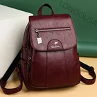 Винтажный школьный рюкзак 2021, женские сумки на плечо, женские кожаные рюкзаки высокого качества для девочек, Женский дорожный рюкзак, рюкзаки, рюкзаки