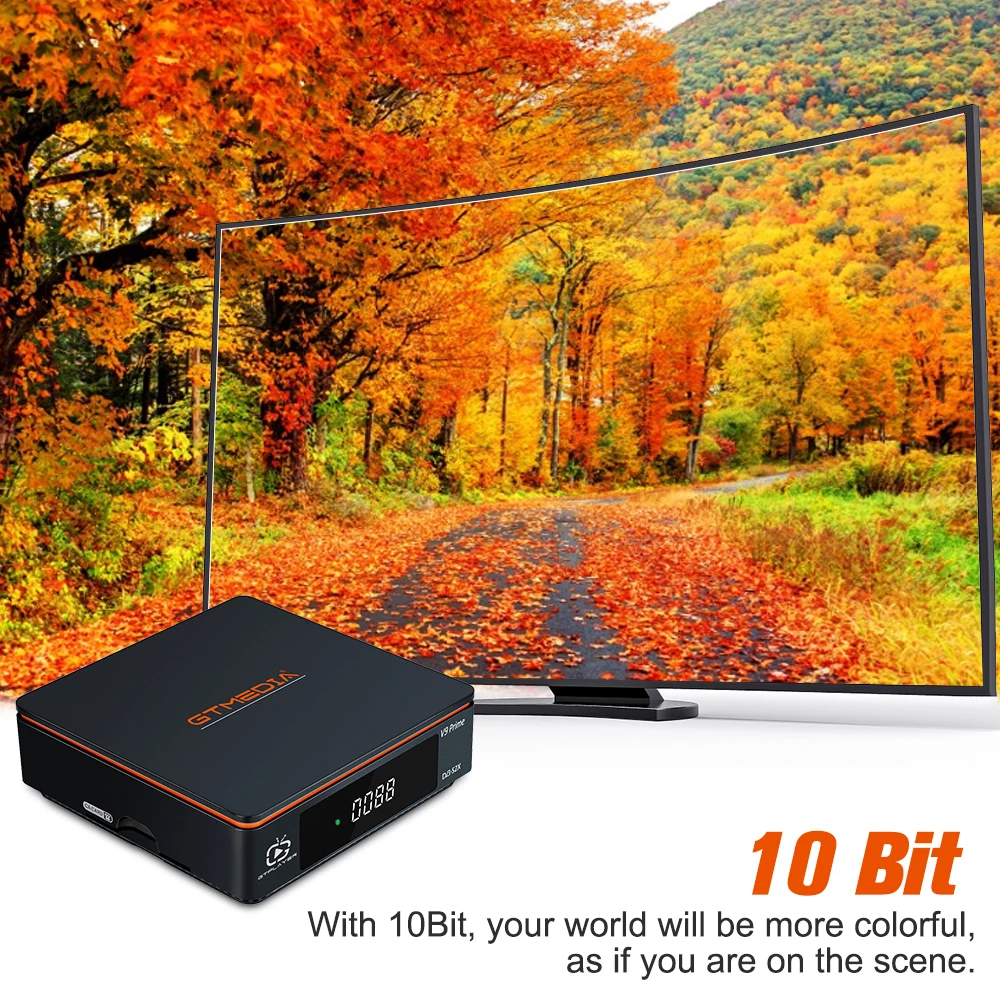 GTmedia V9 Prime Приемник спутникового телевидения DVB-S2X 1080P HD Цифровой декодер H.265 HEVC