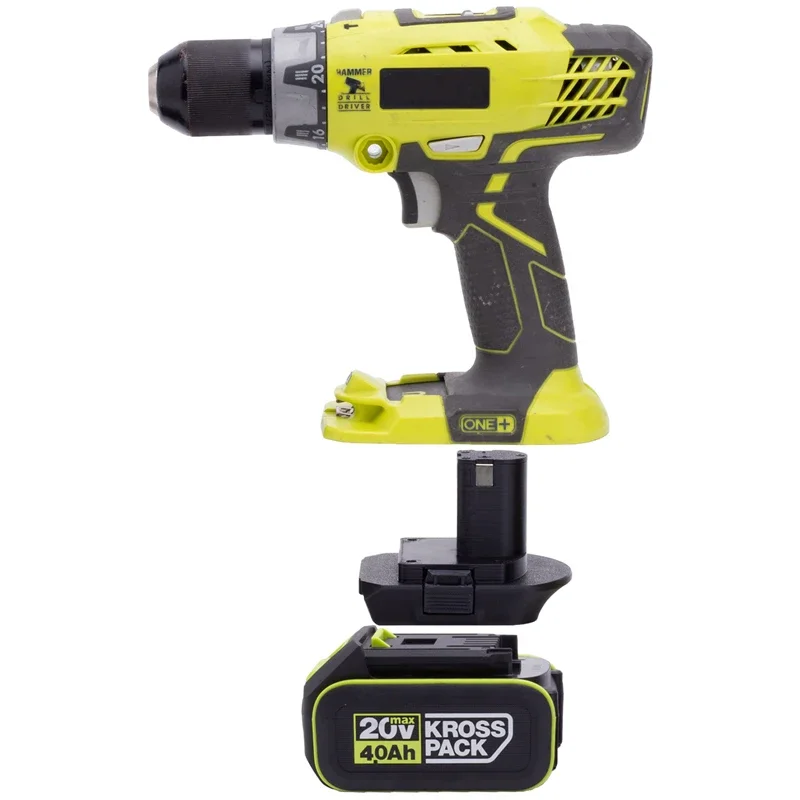 Адаптер/преобразователь аккумулятора для Ryobi 18 В ONE + литий-ионные инструменты на